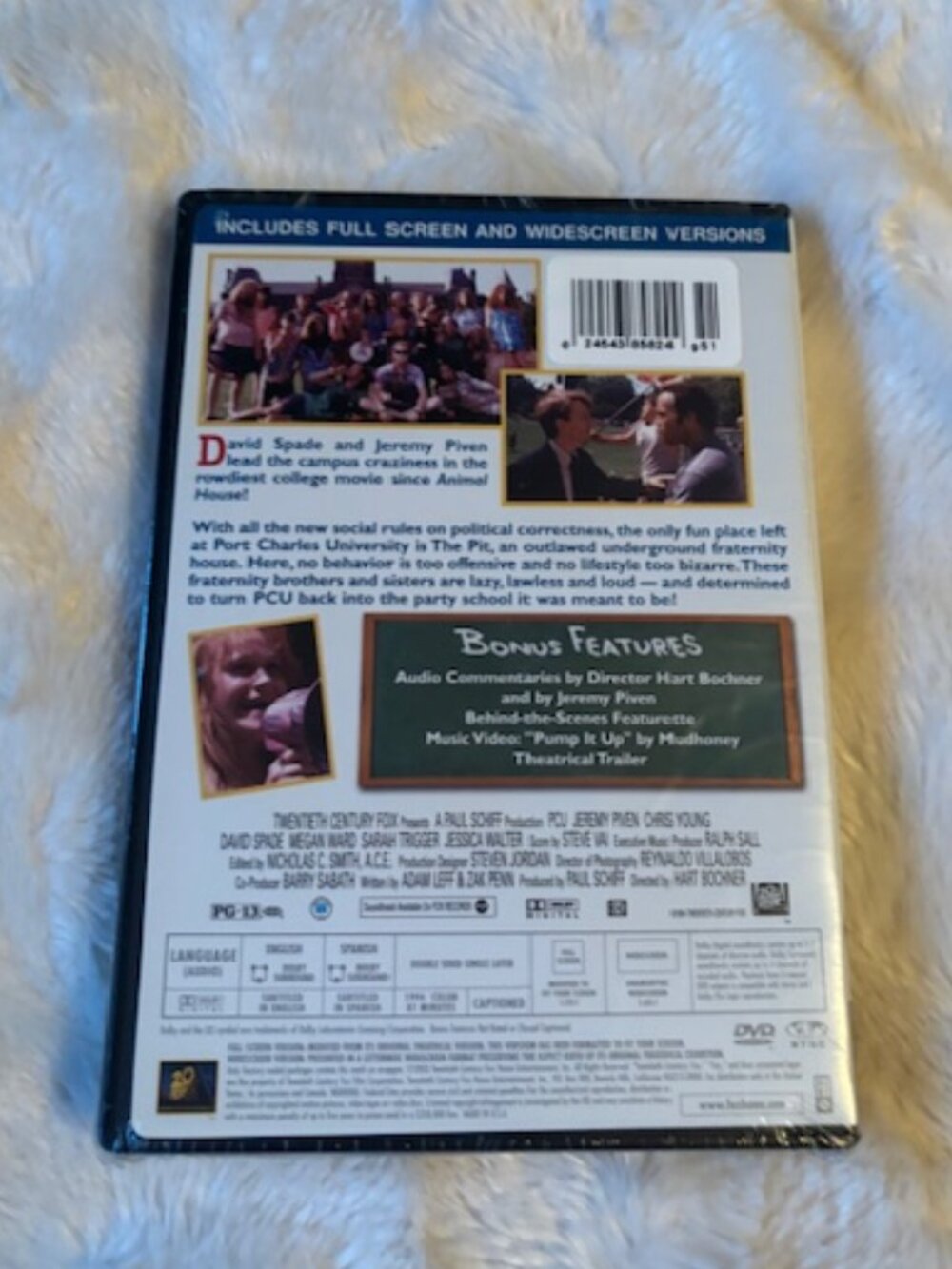 PCU DVD Jeremy Piven, David Spade, Jon Favreau 1994 Bonus Features PG13 New - Picture 2 of 8